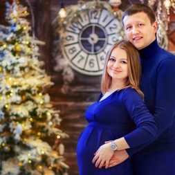 Фотосессия беременной на Новый год Фотосессия беременной на Новый год