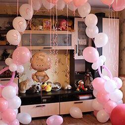 Оформление комнаты на выписку из роддома Оформление комнаты на выписку из роддома