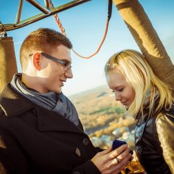 Предложение руки и сердца на воздушном шаре Предложение руки и сердца на воздушном шаре