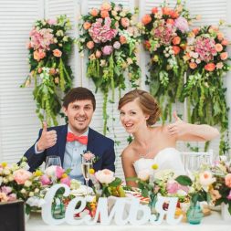 Оформление президиума на свадьбу Оформление президиума на свадьбу