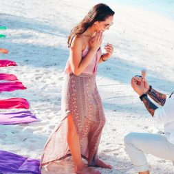 Предложение руки на море Предложение руки на море