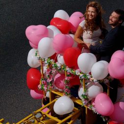 Предложение руки и сердца на автовышке Предложение руки и сердца на автовышке