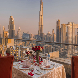 Предложение руки и сердца на крыше в Дубае Предложение руки и сердца на крыше в Дубае